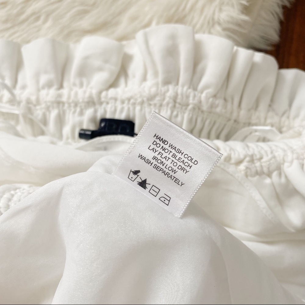 NBD Smocked Baby Doll Mini Dress in Ivory - Picture 6 of 6